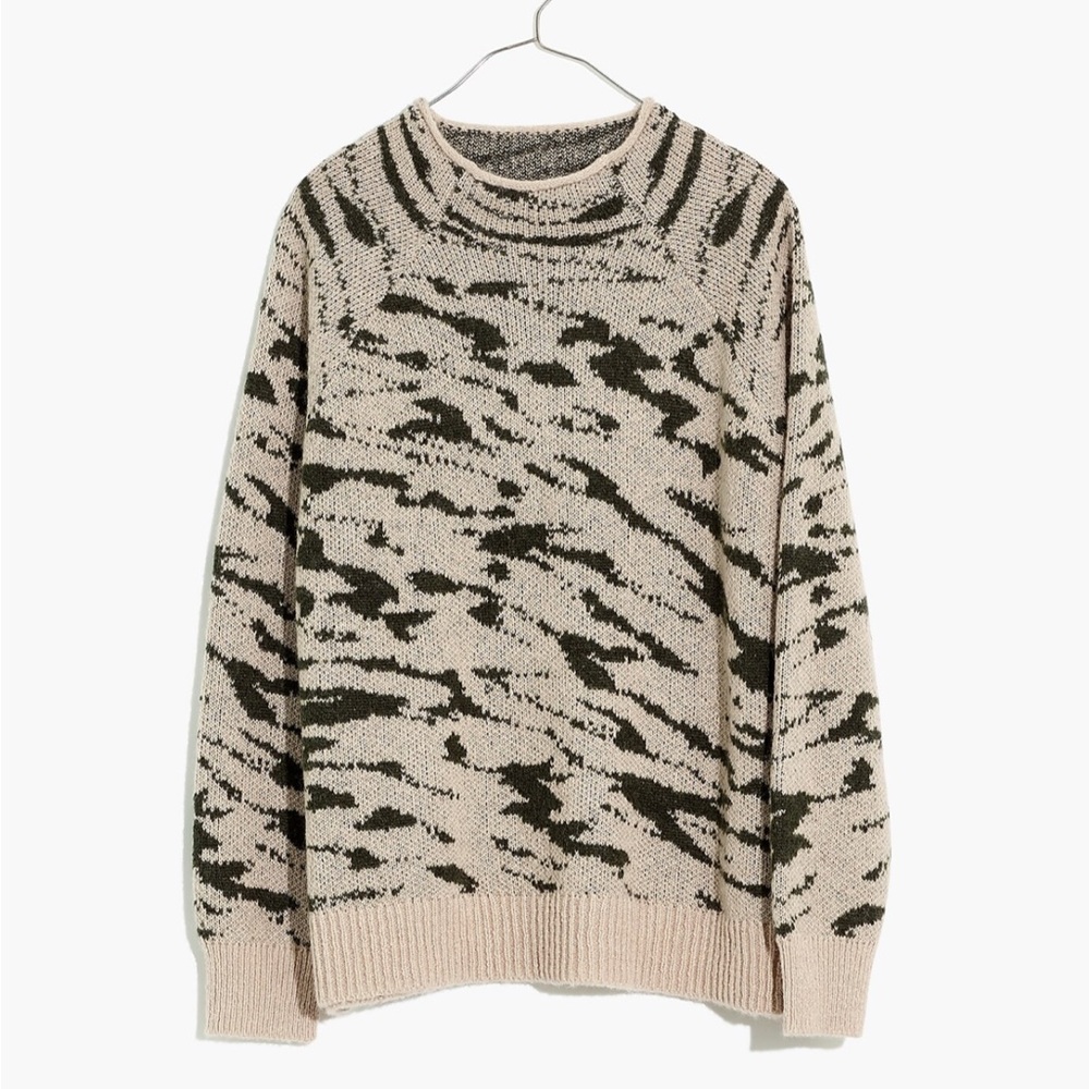 Madewell Thornton Mockneck Pullover Sweater
